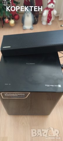 Саундбар - субуфер система Samsung-HW-F 750,PS-WF 750черен цвят, снимка 4 - Аудиосистеми - 43502707