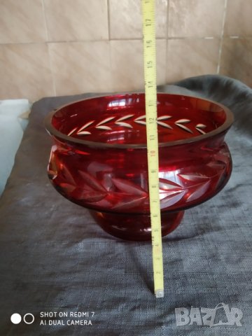 стъклена  купа тип бохемия, снимка 2 - Други - 36985183