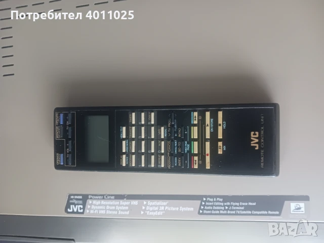 Топ video  JVC HR-S9400E  HiFi HighEnd S-VHS + слушалки JVC, снимка 4 - Приемници и антени - 50847962