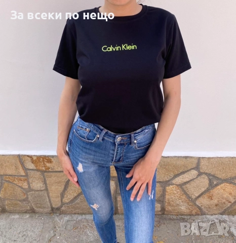 Calvin Klein Унисекс Тениска👚👕Мъжка Тениска Келвин Клайн 👕Дамска Тениска - 3 Модела Код LFS579, снимка 2 - Тениски - 51835522