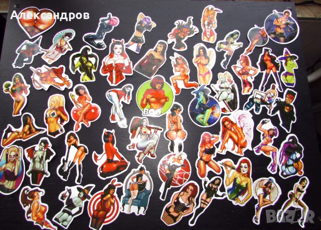 Стикери секси геройни анимирани мацки, снимка 2 - Други ценни предмети - 47837110