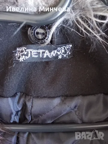 Зимно палто с рошава яка, снимка 4 - Палта, манта - 49776050