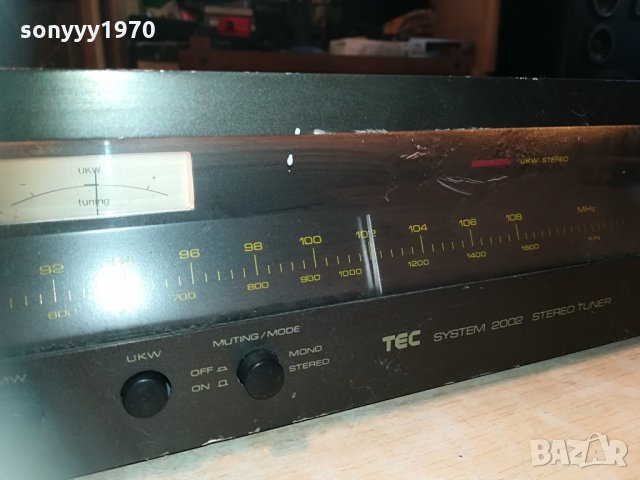 tec system 2002 stereo tuner-germany 2604211114, снимка 12 - Ресийвъри, усилватели, смесителни пултове - 32681641