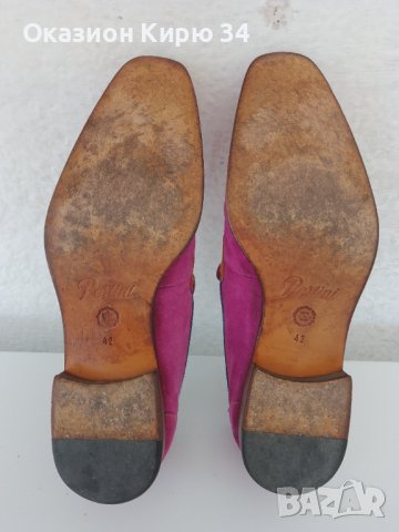 Мъжки велурени обувки испански , снимка 12 - Мокасини - 43088898