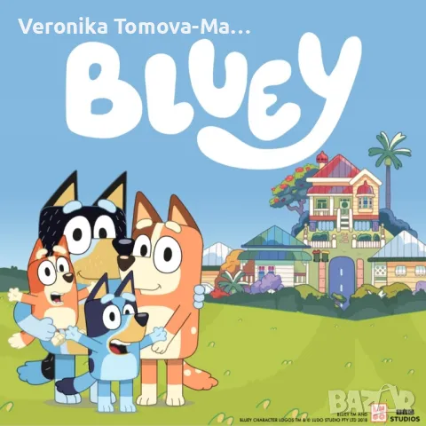 Къщата на Bluey с 2 фигурки 