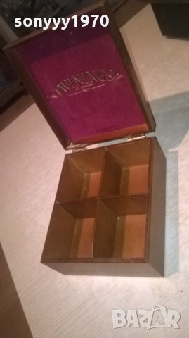 TWININGS OF LONDON-красива дървена кутия-внос англия-19х15х8см, снимка 11 - Колекции - 27086854