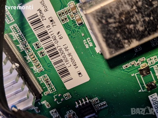 SSB TP.MS3663S.PB801  HKC 40K7A-A2EU for 40inc DISPLAY V400HJ6-PE1, снимка 3 - Части и Платки - 43535488