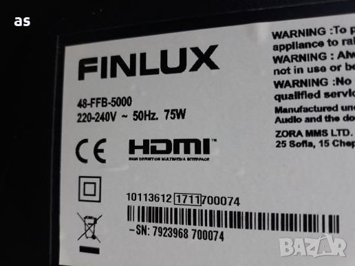 Finlux 48-FFB-5000 на части , снимка 1 - Телевизори - 27813604