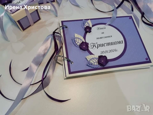 Комплект за кръщене, снимка 2 - Декорация - 51235835