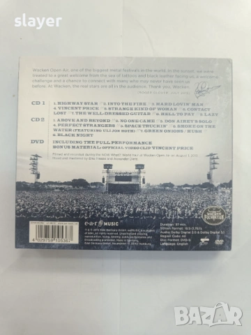 Оригинален диск Deep Purple 2cd+dvd, снимка 5 - CD дискове - 53506149