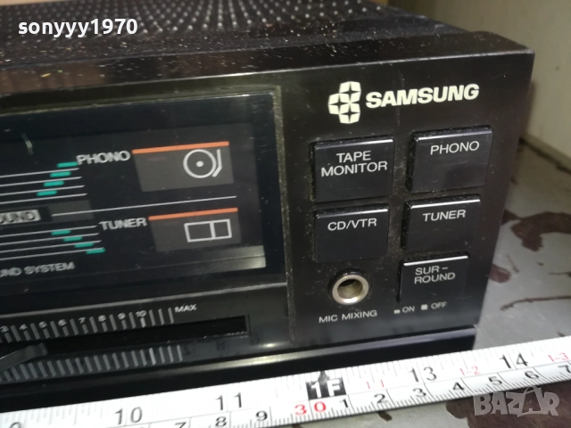 SAMSUNG MQ3A STEREO AMPLIFIER-ВНОС SWISS 0911251509LCHERY2, снимка 2 - Ресийвъри, усилватели, смесителни пултове - 52351456