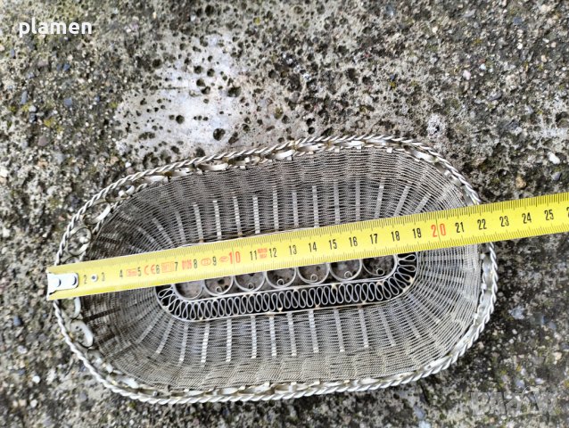 Бронзова купа за бонбони филигран, снимка 3 - Антикварни и старинни предмети - 43475697