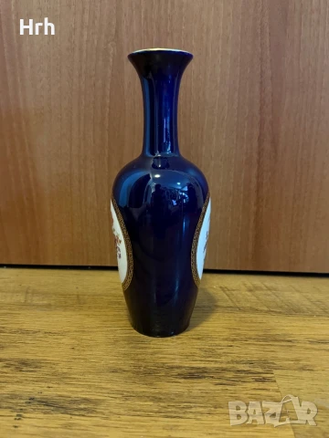 Страхотна антикварна Порцеланова ваза с маркировка внос от Германия, снимка 2 - Вази - 50850296