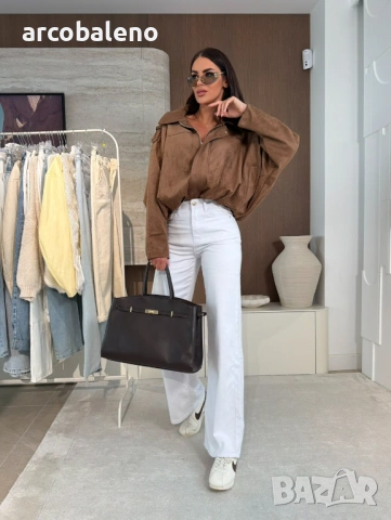 Дамски дънкови панталони Abruzzo, снимка 7 - Панталони - 53278221