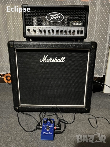 Продавам Peavey 6505MH,Кабинет Marshall и дилей.