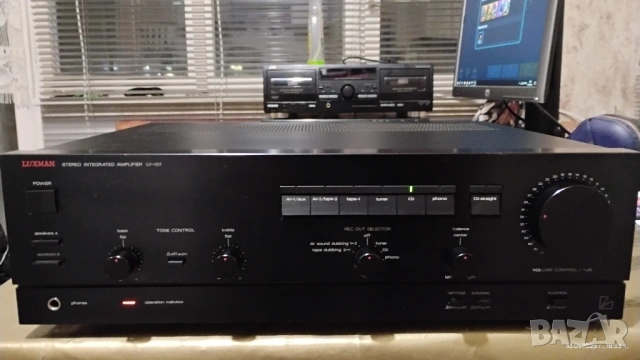 Luxman LV-101 - Mos Fet транзисторен стерео усилвател , снимка 2 - Ресийвъри, усилватели, смесителни пултове - 53057047