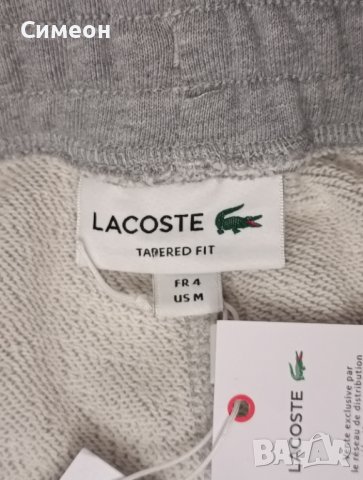 Lacoste Fleece Sweatpants оригинално долнище M памучна долница, снимка 6 - Спортни дрехи, екипи - 43731162