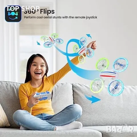 Нов Дрон за деца пълна защита и двойни батерии Подарък Дете, снимка 3 - Конструктори - 49249302