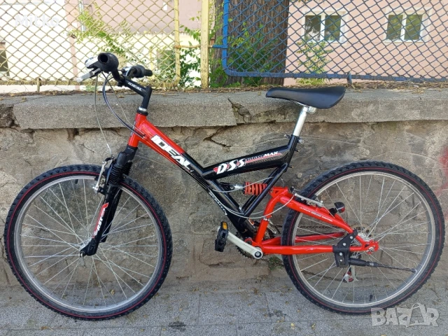 26 цола алуминиев велосипед с 21 скорости усилени капли амортисьори предни и задни в перфектно , снимка 4 - Велосипеди - 51158377