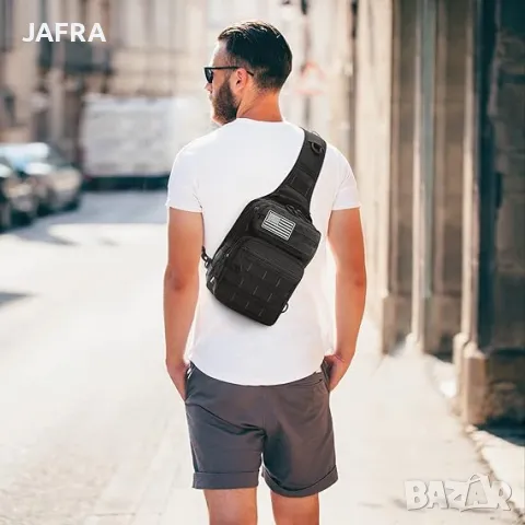 11л Тактическа Чанта с MOLLE Система, Водоустойчива, Подарък Нашивки 2бр, Персонализиране Отстъпки, снимка 3 - Раници - 48646411