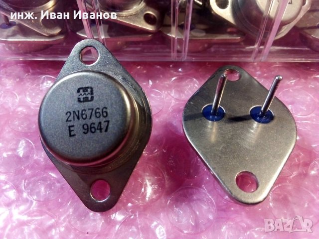 MOSFET транзистори 2N6766 200V, 30A, 150W, 0R085, Корпус: ТО-3