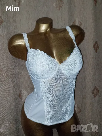 80 С Бял дантелен корсет, снимка 8 - Корсети, бюстиета, топове - 50062544