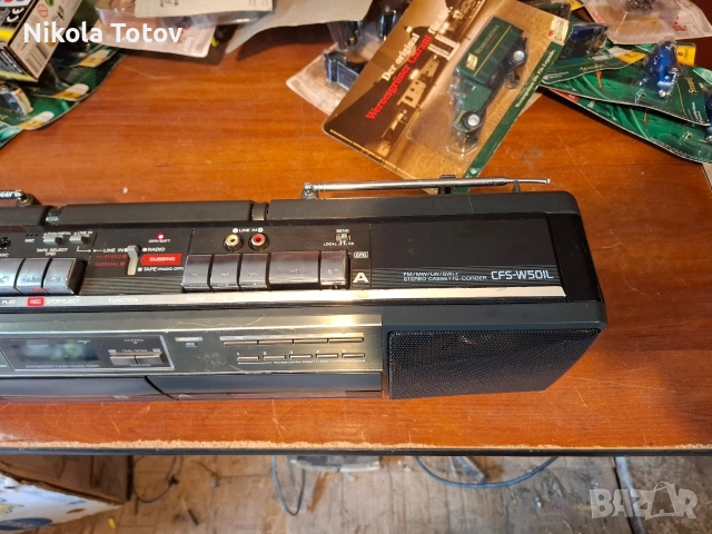 Продава се касетофон Sony CFS-W501L. , снимка 4 - Радиокасетофони, транзистори - 53143189