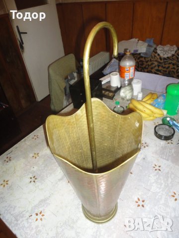 Бронзова поставка за чадъри бастуни, снимка 3 - Антикварни и старинни предмети - 43208434