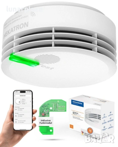Hekatron детектор за дим Genius Plus Edition нов, снимка 5 - Други - 53391698