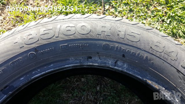 2бр летни гуми 185/60R15 Continental PremiumContact. 6мм дълбочина на шарката. DOT 1705. Цената е за, снимка 4 - Гуми и джанти - 32317451