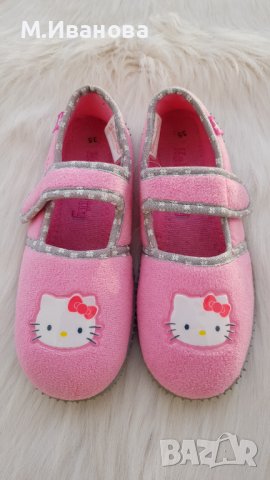 Детски пантофи  Hello Kitty №35, снимка 5 - Детски пантофи - 39471220