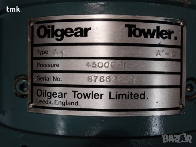 Хидравлична помпа Oilgear A1, снимка 11 - Резервни части за машини - 26951050