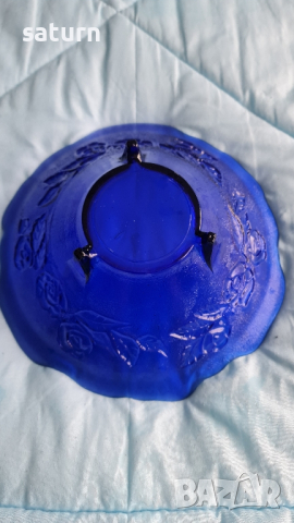 фруктиера синьо стъкло, снимка 2 - Други - 44929157