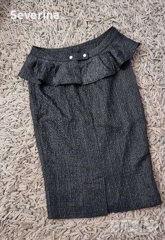 Patrizia pepe *Нова, молив пола с колан пеплум 42, снимка 7 - Поли - 44116163