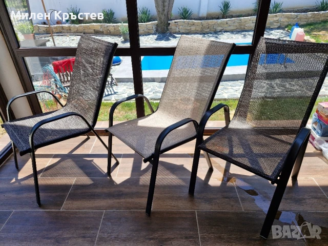 Градински столове 3бр., снимка 3 - Градински мебели, декорация  - 51080759