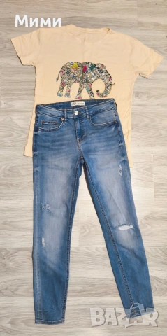 Дамски лот дънки"Zara" С/М размер 