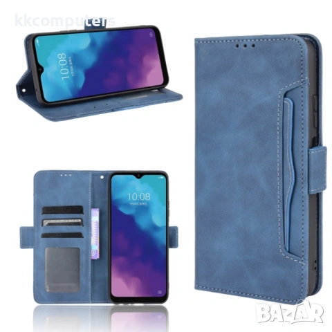 ZTE Blade V30 Vita Magnetic Wallet Калъф и Протектор, снимка 2 - Калъфи, кейсове - 53034082