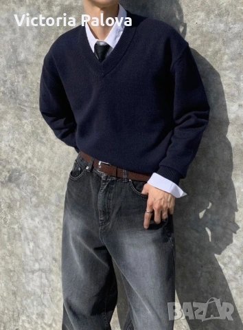 MÄRZ MÜNCHEN - унисекс винтидж пуловер “, вечната класика, снимка 17 - Пуловери - 53587190