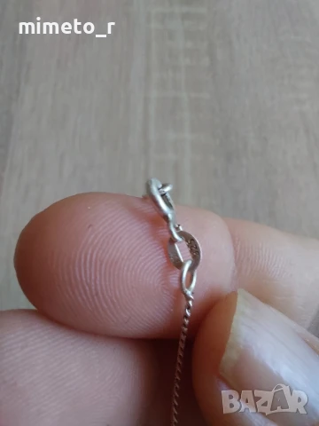 Дамски сребърен синджир , снимка 5 - Колиета, медальони, синджири - 50779423