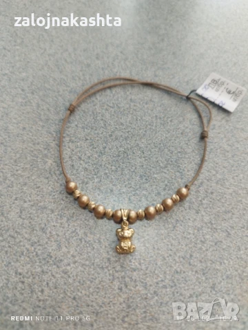 Златна гривна с конец 1,69гр , снимка 2 - Гривни - 51362827