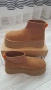 Нови дамски кожени високи боти UGG CLASSIC MINI DIPPER Shestnut р-р 39, снимка 2