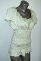 Дизайнерска блуза тип туника с плетена дантела "DKNY"®, снимка 1 - Туники - 28199127