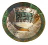 Позлатена седефена чаша с чинийка за късо кафе, снимка 1 - Сервизи - 38417199