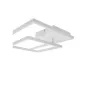 Декоративен LED плафон Mercado Trade, 25W, Бял с 2 регулируеми правоъгълника, снимка 2