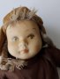 Стара колекционерска кукла тялото е парцалено главата е от  порцеланова, снимка 9