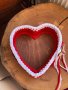 Плетен панер сърце, снимка 5