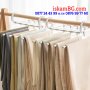 Закачалка за панталони 5 в 1, 2 позиции, Сгъваема - код 3824, снимка 7
