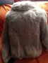 Дамско палтенце от заешки косъм, размер М-Л и подарък-чанта, снимка 1 - Палта, манта - 38133849