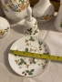Порцеланови вази Aynsley  ,бурканче на Fortnum & Mason и чинийка и звънче на Wedgwood, снимка 4