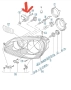 Моторче за фар на Голф 5, снимка 1